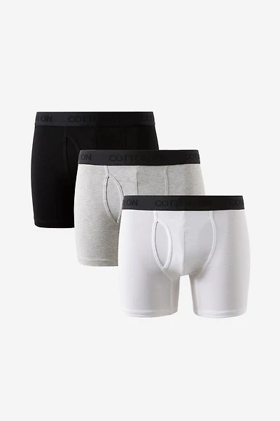 3 Pack Mens Organic Cotton Boxer Brief