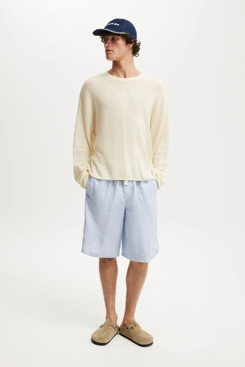Baggy Linen Short