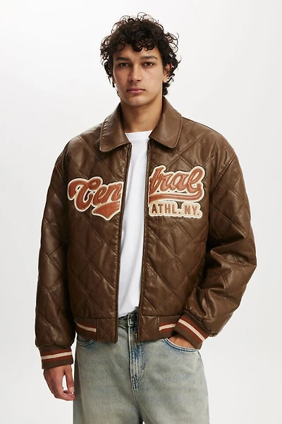 Applique Bomber Jacket