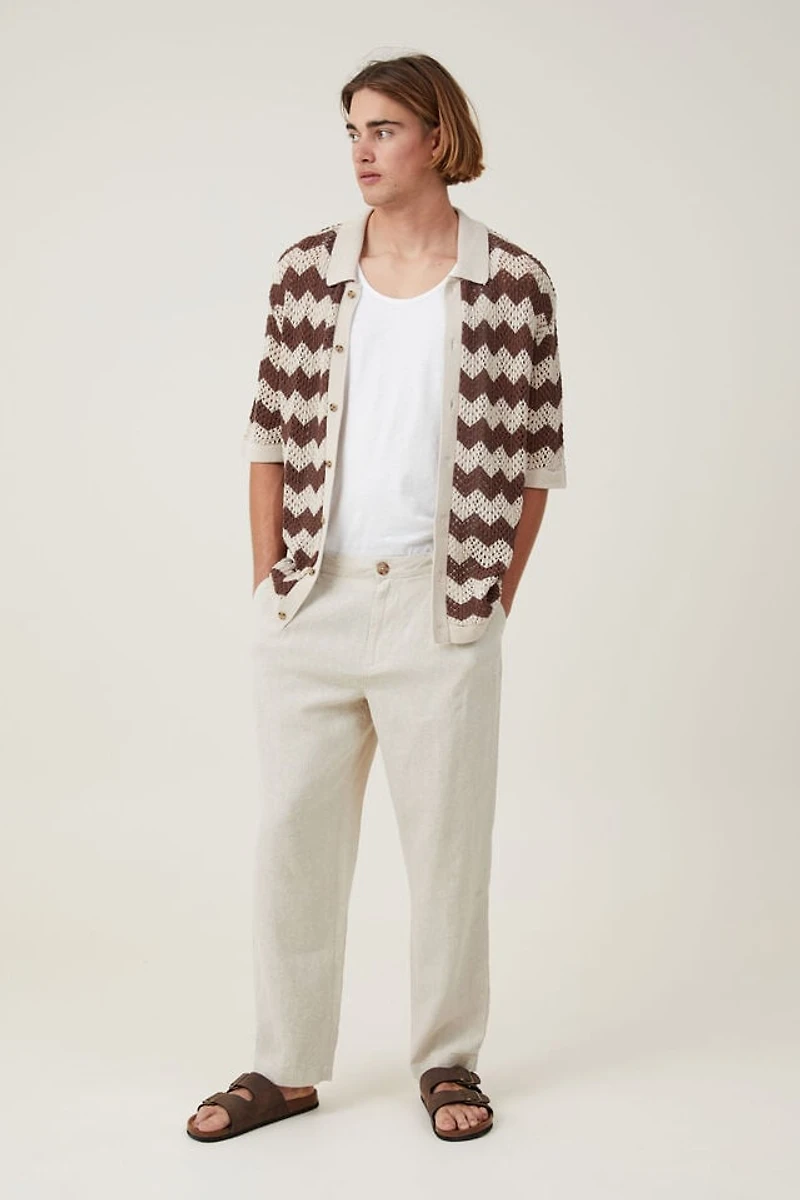 Linen Pleat Pant