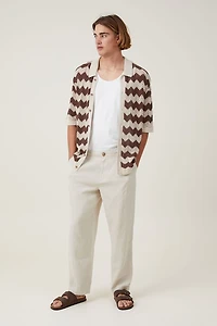Linen Pleat Pant