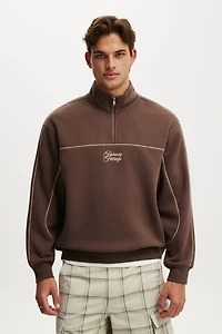 1/4 Zip Graphic Fleece