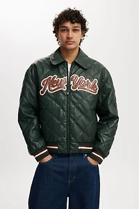 Applique Bomber Jacket