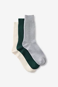 3 Pack Easy Socks