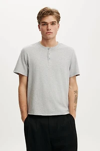 Fitted Henley T-Shirt
