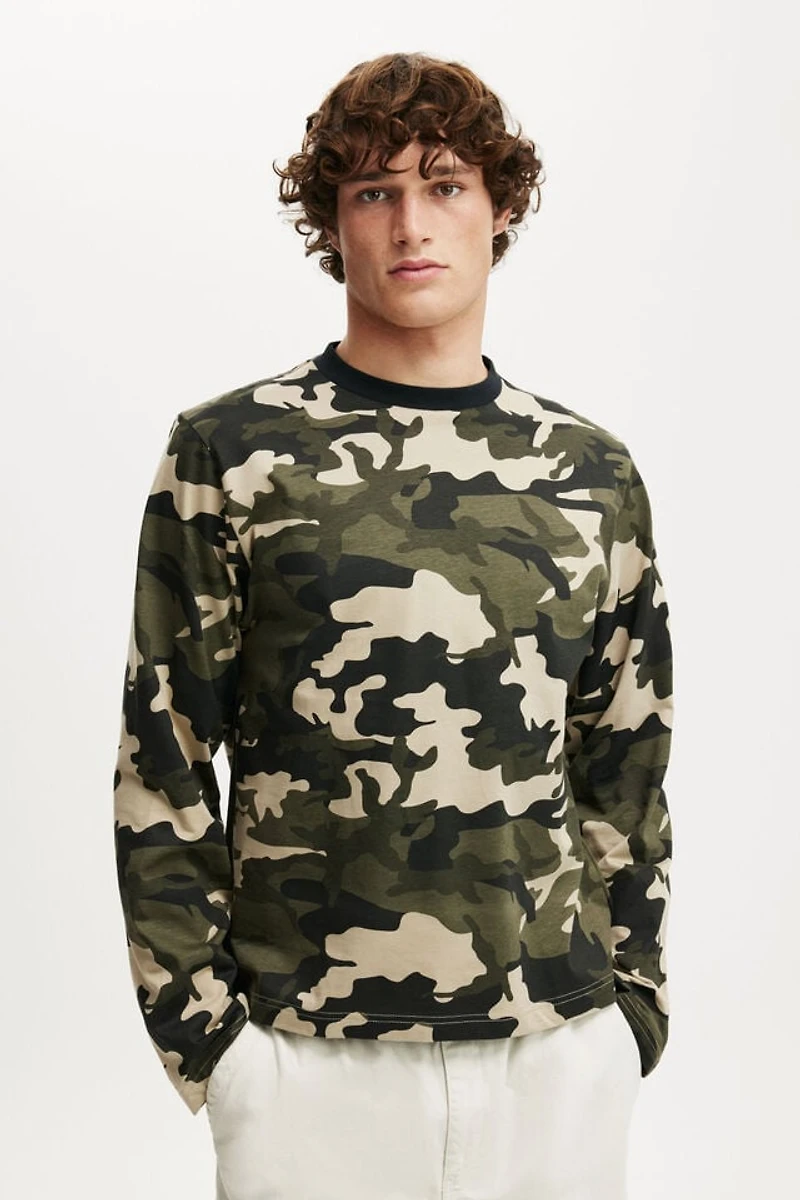 Cropped Long Sleeve T-Shirt