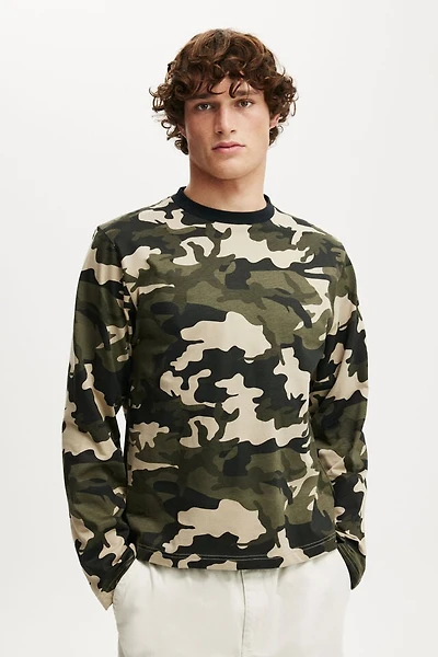 Cropped Long Sleeve T-Shirt