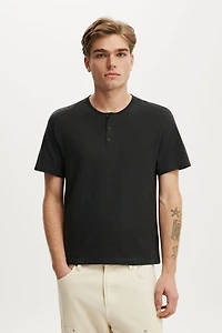 Fitted Henley T-Shirt