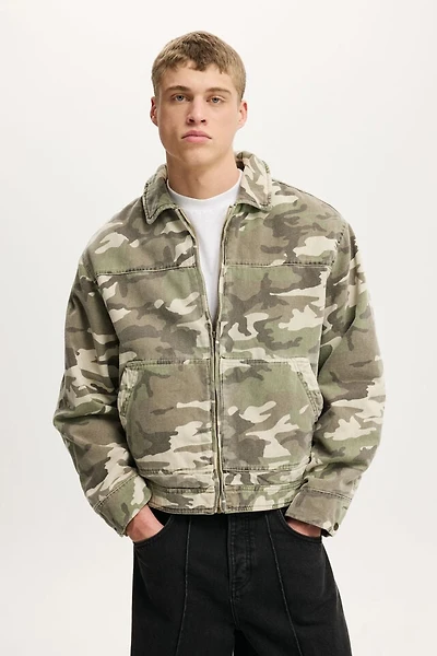 Cropped Worker Jacket