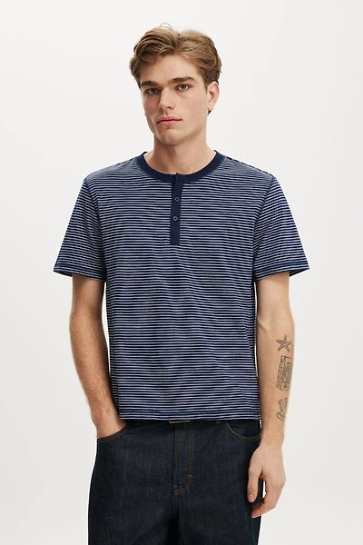 Fitted Henley T-Shirt