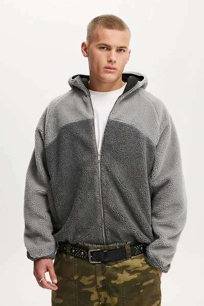 Hooded Teddy Jacket