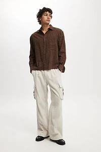 Baggy Pleat Cargo Pant