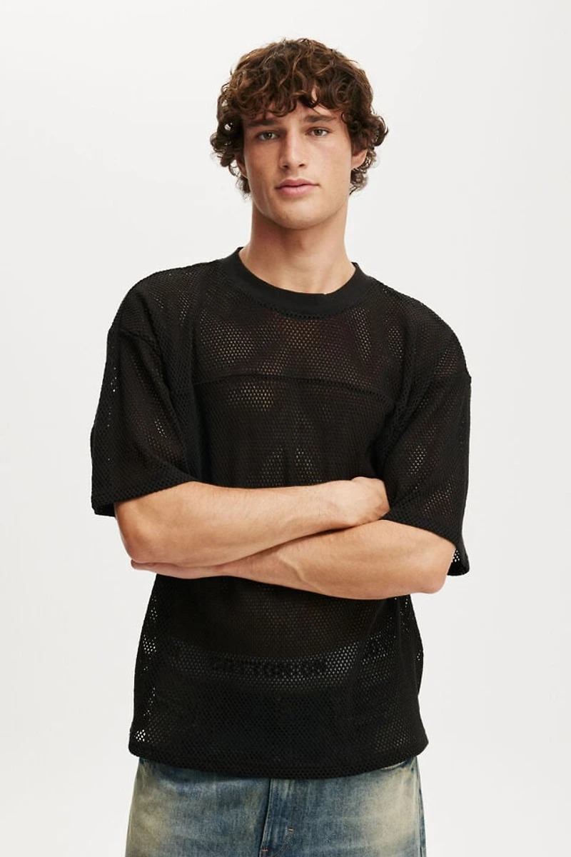 Cropped Fit Knitted Jersey