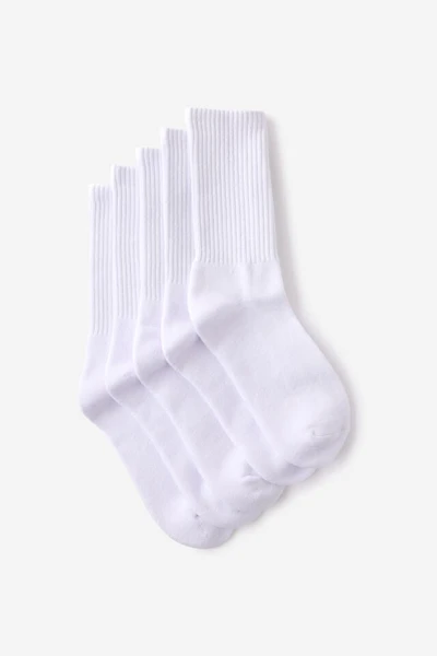 5 Pack Essential Crew Socks