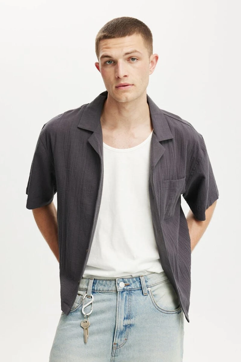 Riviera Box Fit Short Sleeve Shirt