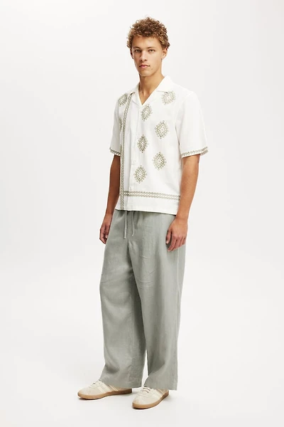 Super Baggy Linen Pant