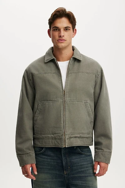 Cropped Worker Jacket