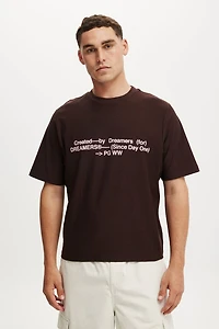 Cropped Fit Graphic T-Shirt