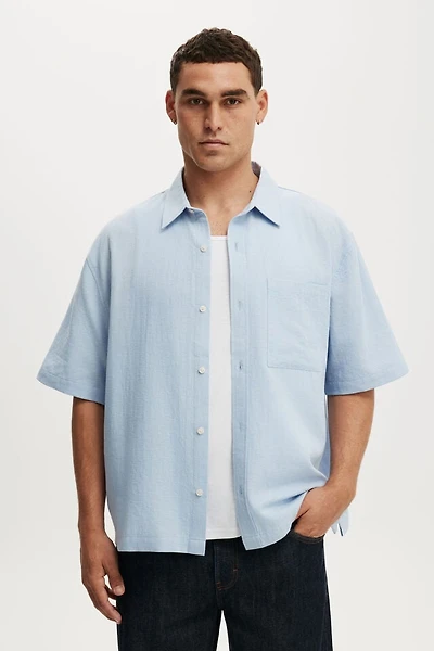 Boxy Fit Short Sleeve Shirt