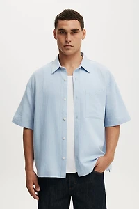 Boxy Fit Short Sleeve Shirt