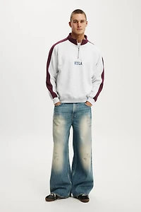 Graphic 1/4 Zip Fleece