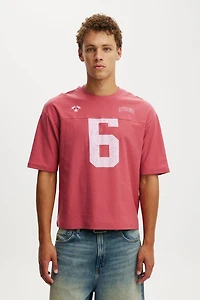 Cropped Fit Graphic T-Shirt