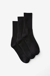 3 Pack Essential Crew Socks