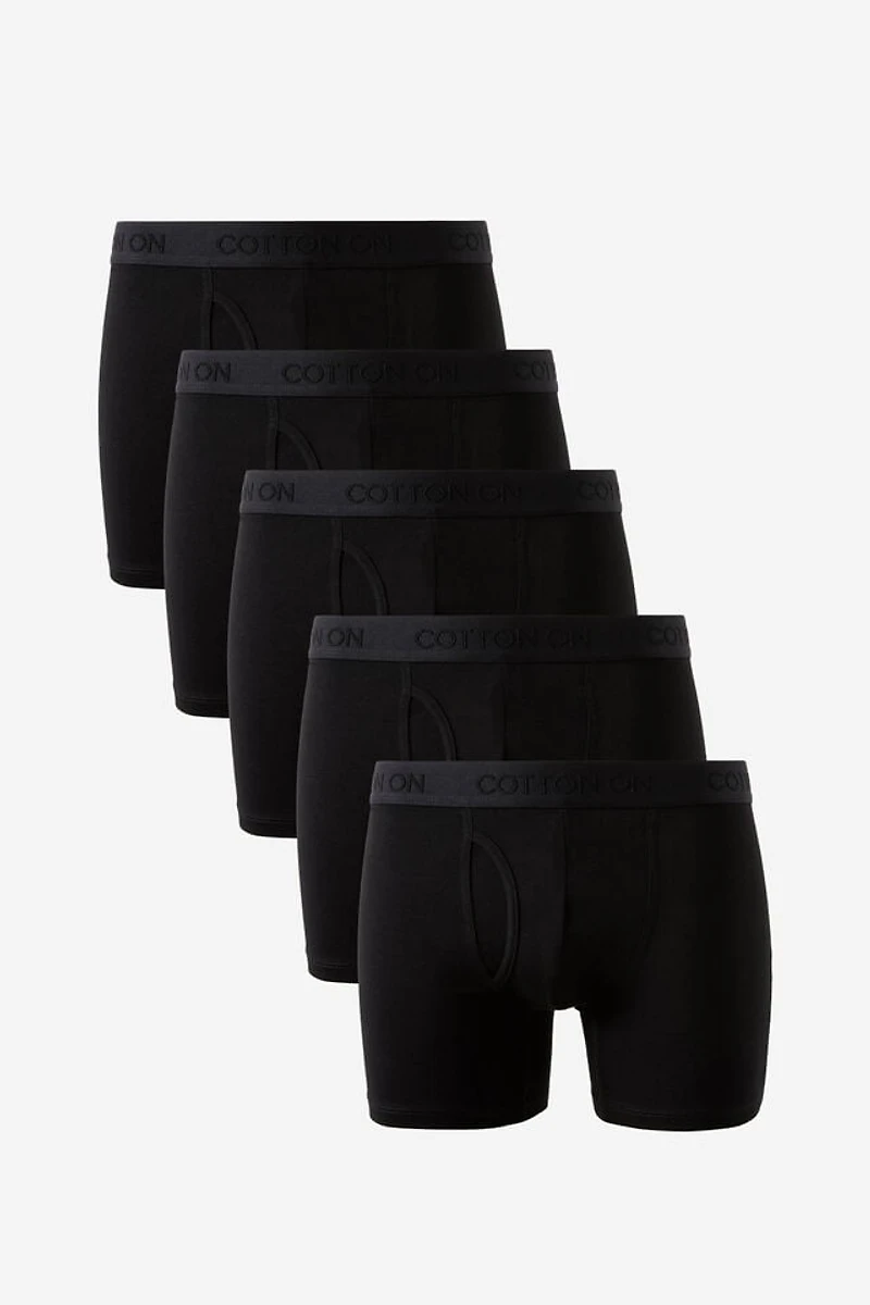 5 Pack Mens Organic Cotton Boxer Brief