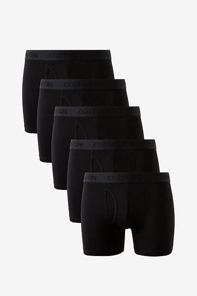 5 Pack Mens Organic Cotton Boxer Brief