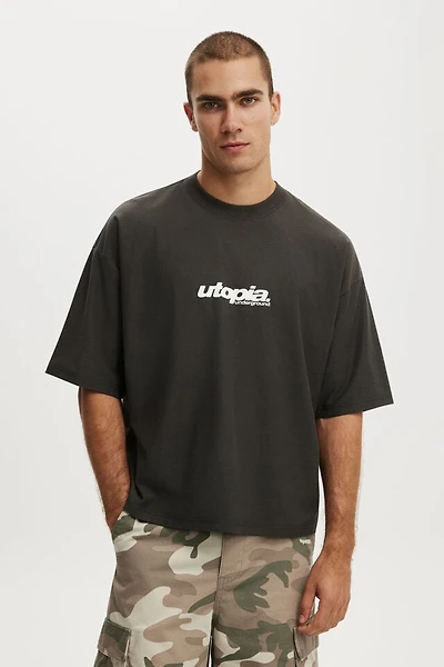 Cropped Fit Graphic T-Shirt