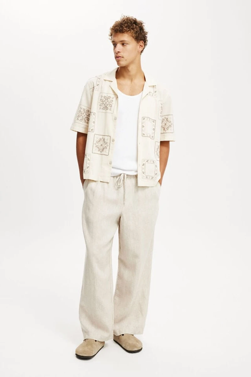 Super Baggy Linen Pant