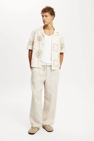 Super Baggy Linen Pant
