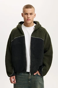 Hooded Teddy Jacket