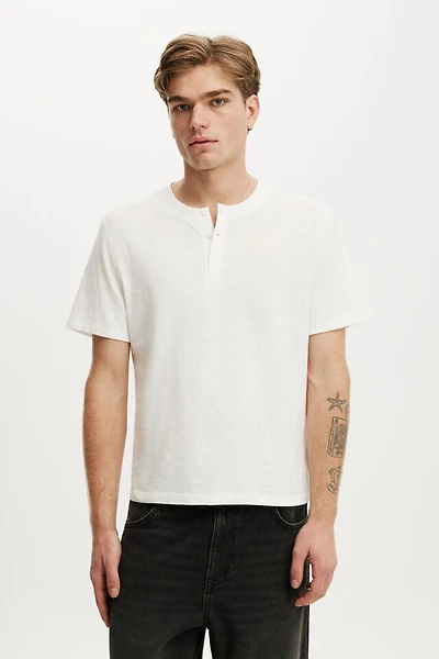 Fitted Henley T-Shirt