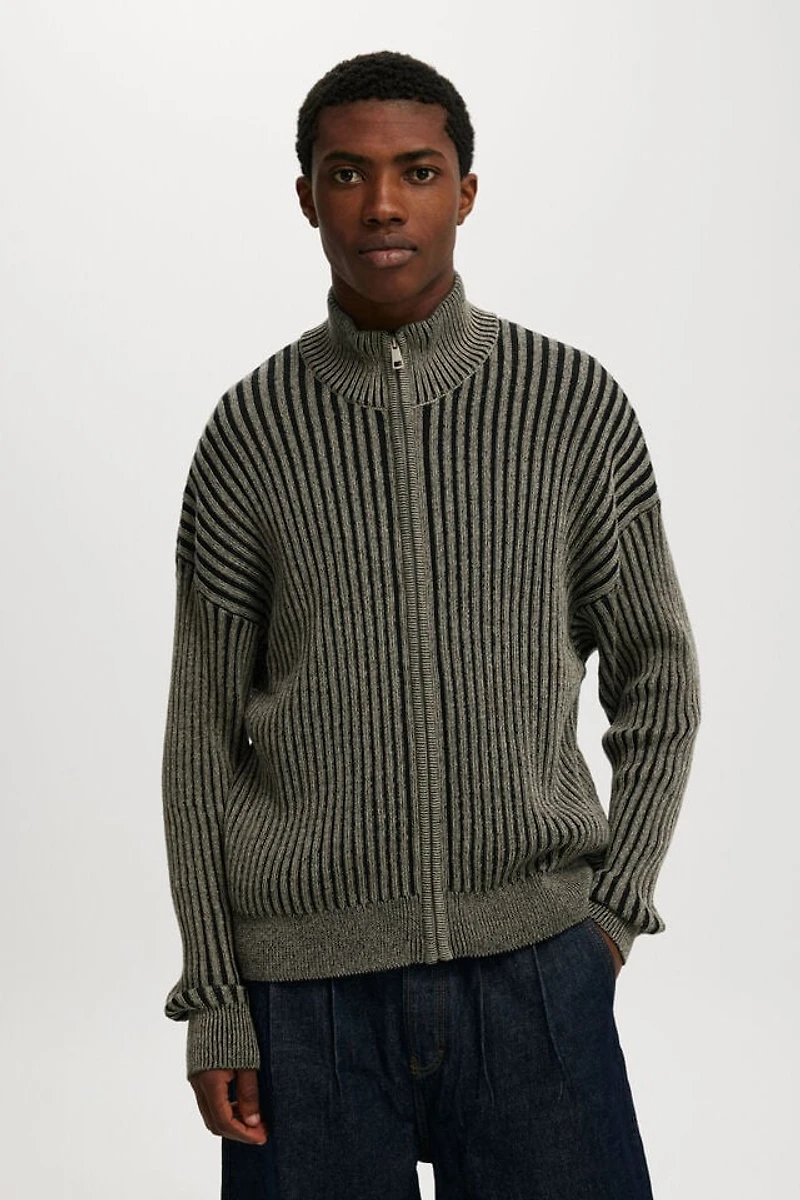 Zip Through Knit