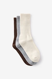 3 Pack Essential Crew Socks