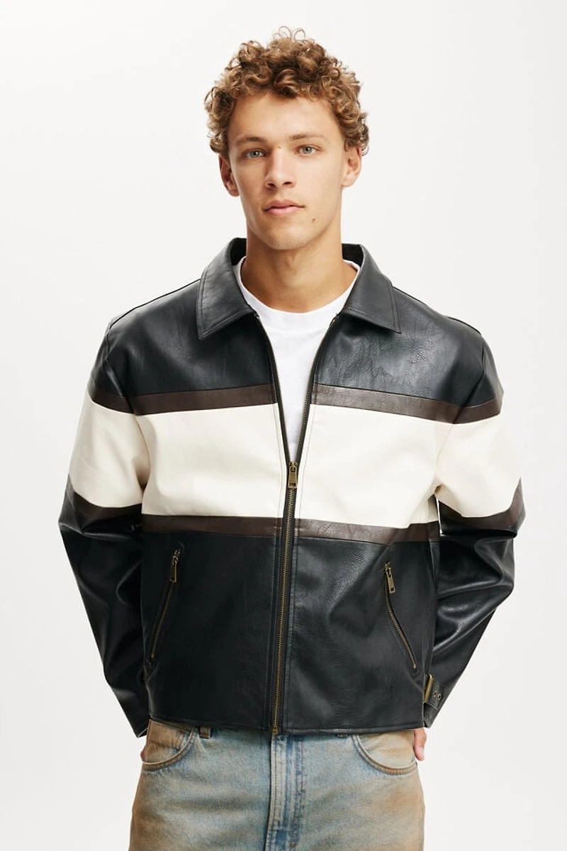 Joey Faux Leather Jacket