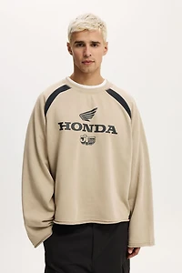 Cropped Honda Jt Racing Crew Fleece