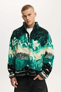 Quarter Zip Teddy Fleece