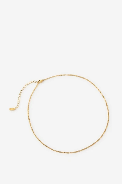 Waterproof Fine Chain Necklace