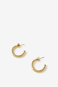 Waterproof Mid Hoop Earring