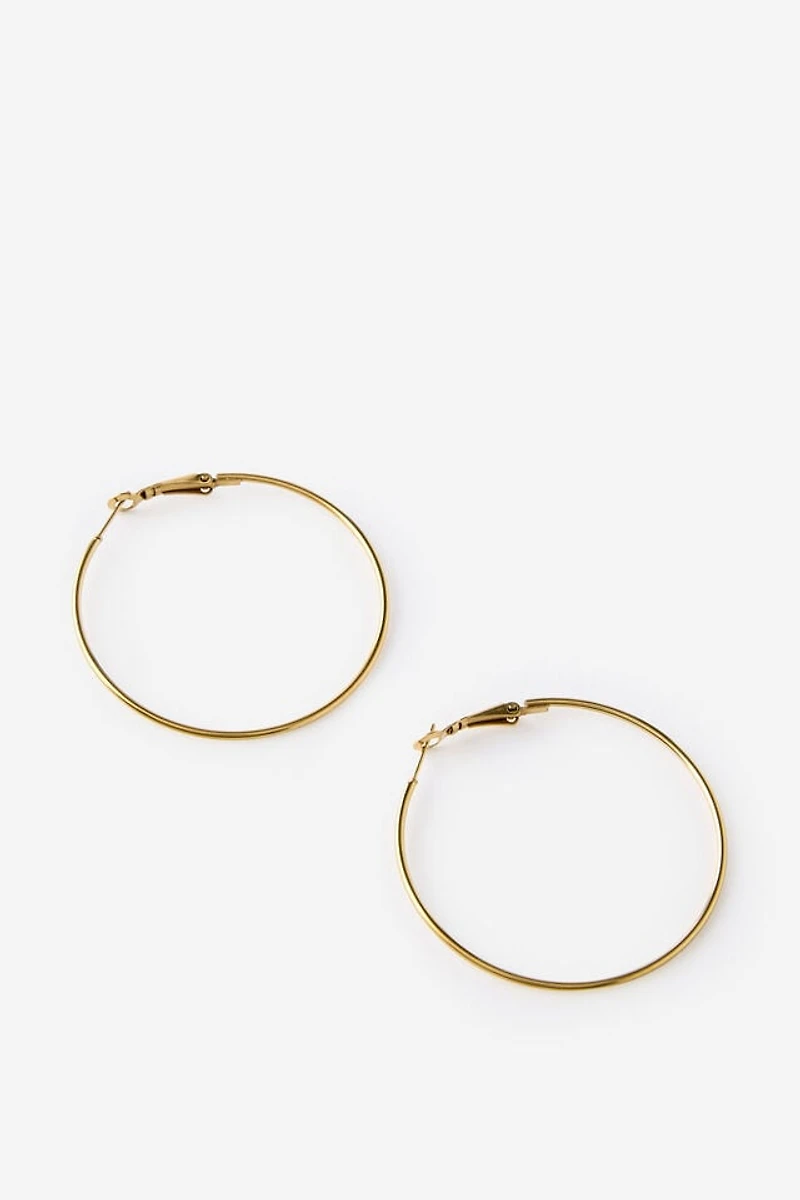 Waterproof Large Hoop Earring
