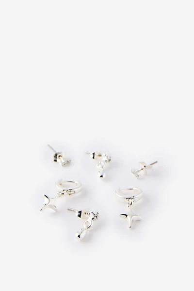 3Pk Small Earring