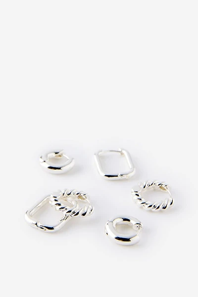 3Pk Mid Earring
