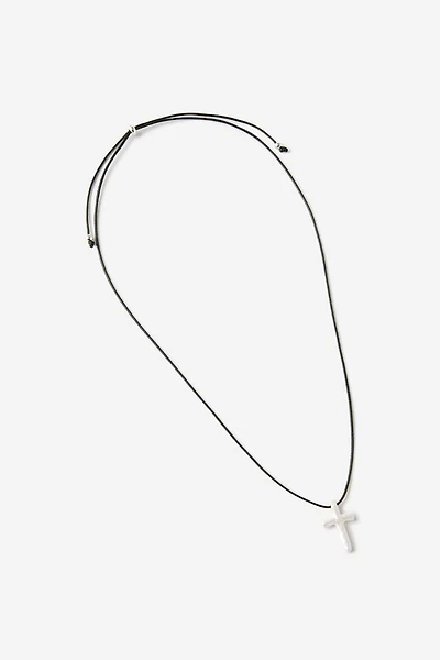 Cord Pendant Necklace