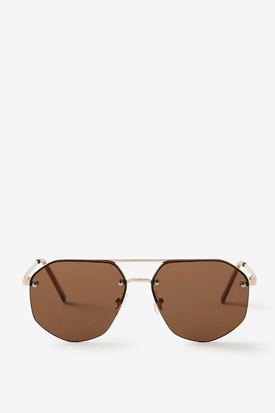 Mikayla Rimless Aviator Sunglasses