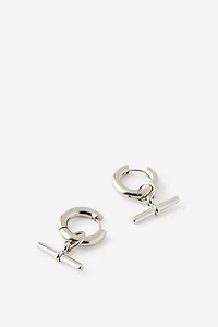 Waterproof Charm Hoop Earring