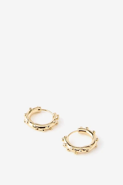 Mid Hoop Earring