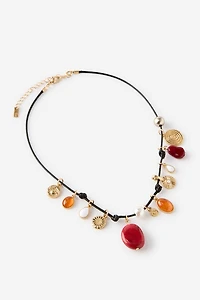 Cord Pendant Necklace