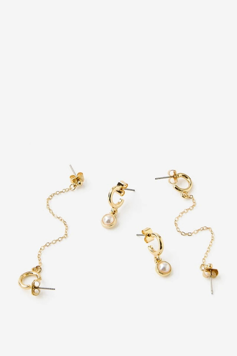 3Pk Mid Earring